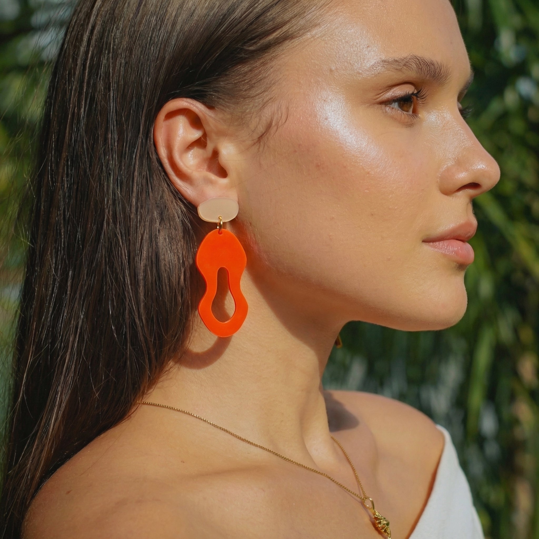 Ohrring Candy Loop orange