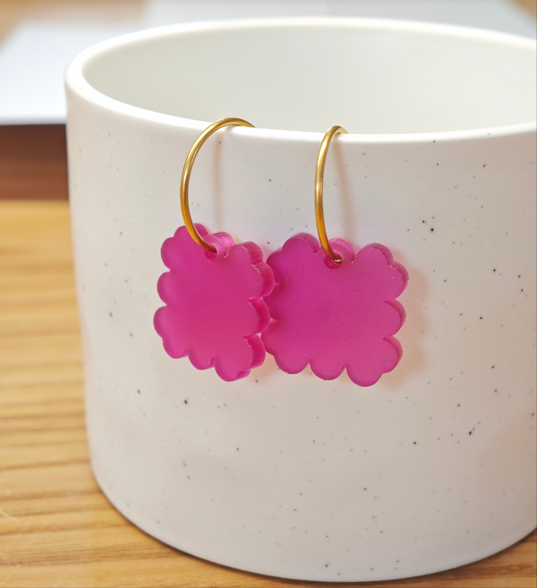 Ohrring Lucky Charm pink