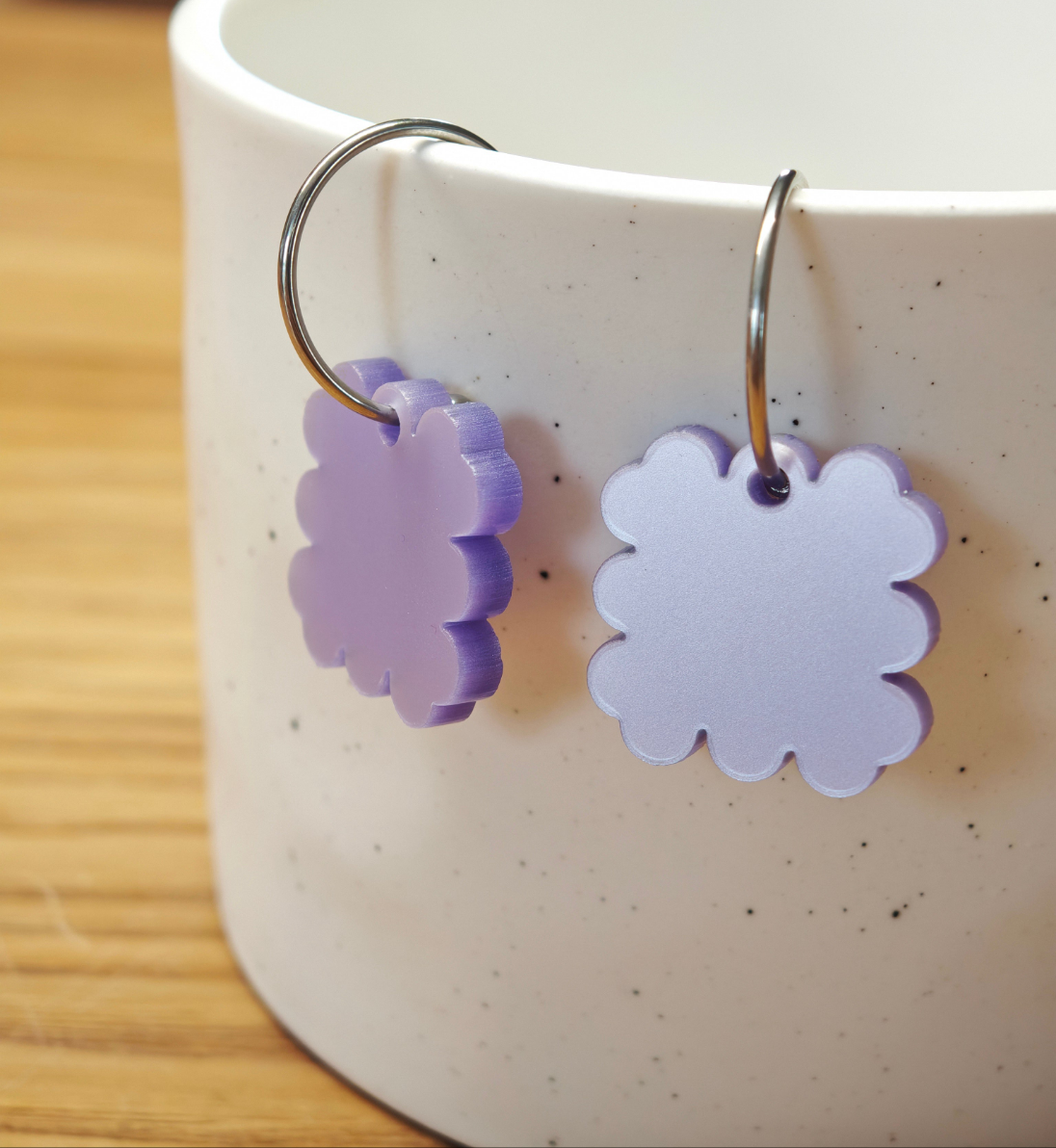 Ohrring Lucky Charm purple