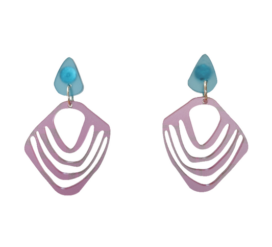 Ohring Coral Lines pink & blue