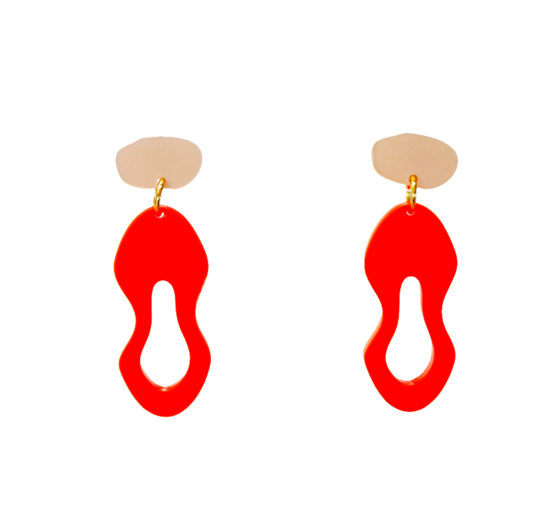 Ohrring Candy Loop orange