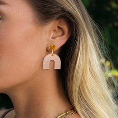 Ohrring Rainbow Echo Herz