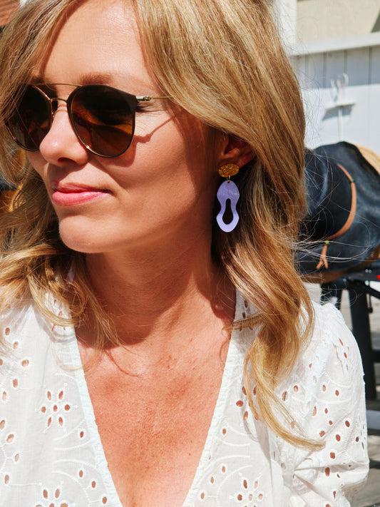 Ohrring Candy Loop purple