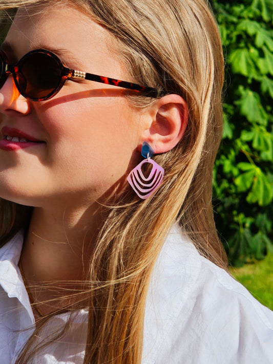 Ohring Coral Lines pink & blue