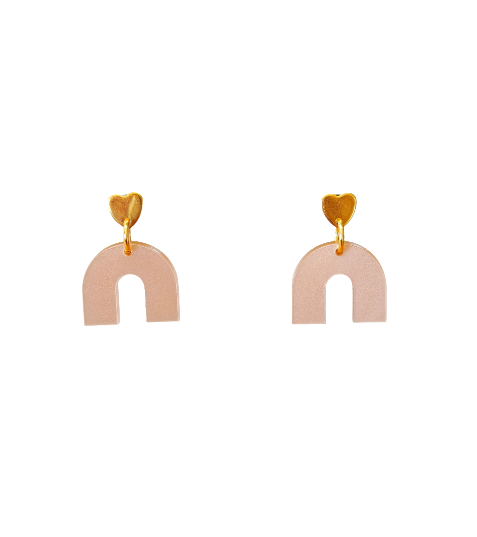 Ohrring Rainbow Echo Herz