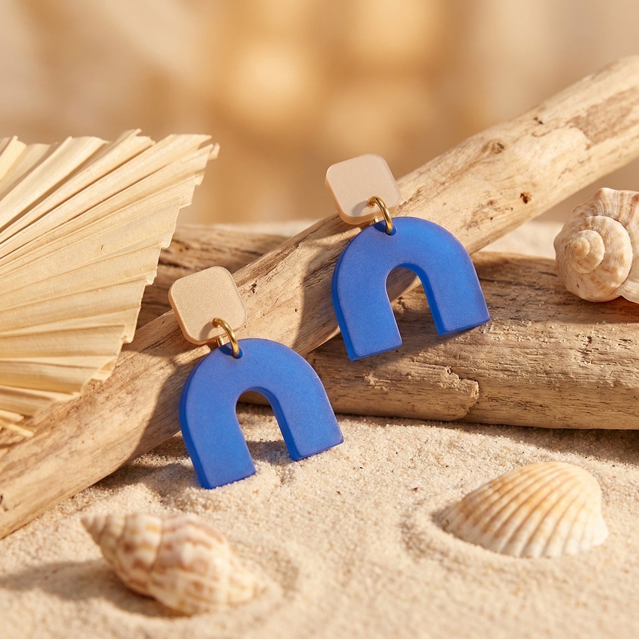 Ohrring Rainbow Echo blue