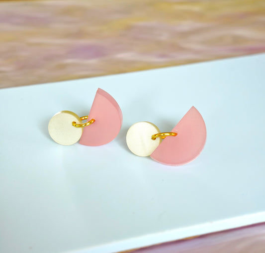 Ohrring Half Full rosé