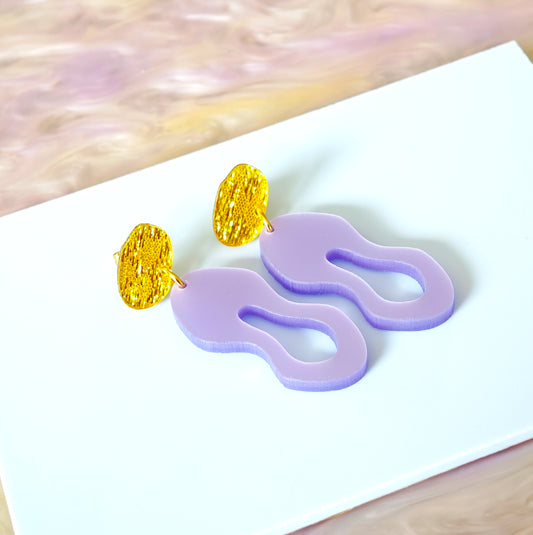 Ohrring Candy Loop purple