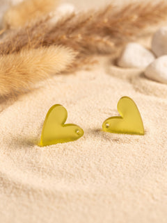 Wechselanhänger, Mix & Match Anhänger, Ersatzanhänger Creole, Anhänger zum Nachkaufen, Herz Anhänger, Herzanhänger, gelbgrüne Anhänger, limette Anhänger, grüne Anhänger, satinierte Anhänger, Wechselcreole Anhänger, Greencast Acryl, Acryl Anhänger, Ohrring Anhänger, handmade, Ohrringe Deutschland, Sommer Ohrringe, Wechselsystem, ZIMI Jewelry