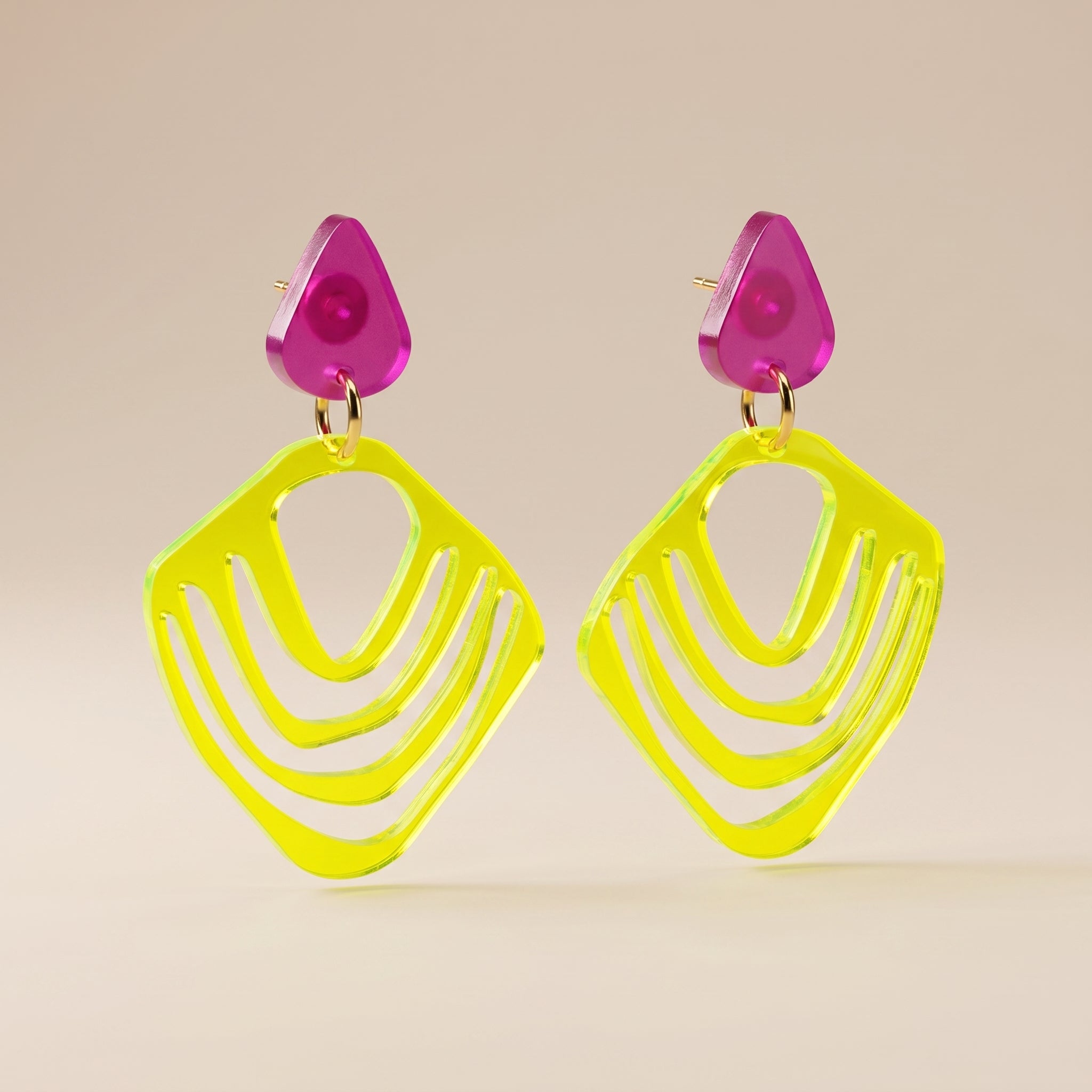 Neon Ohrringe Sonnensplitter