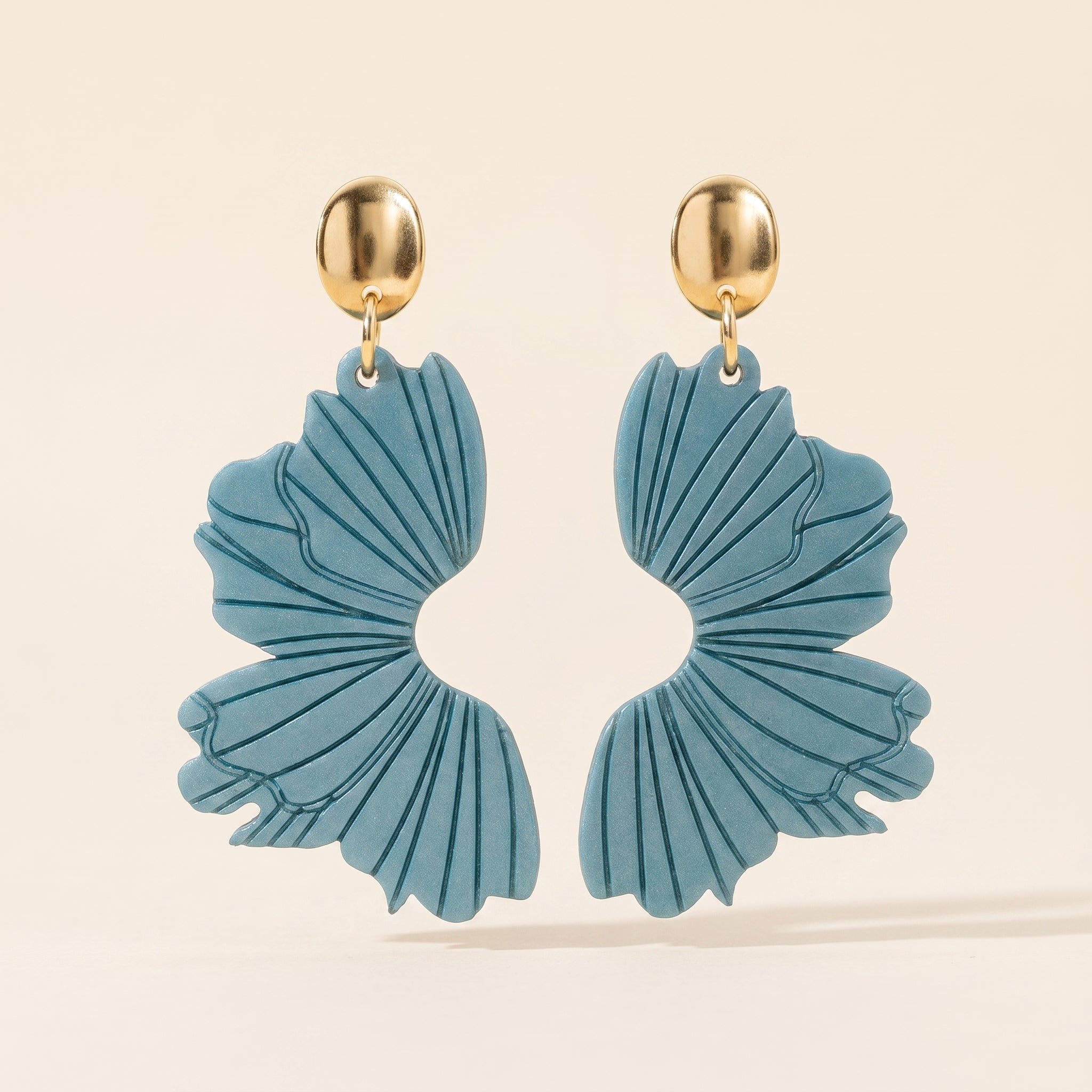 Hibiskus Creole | Metallic Petrol